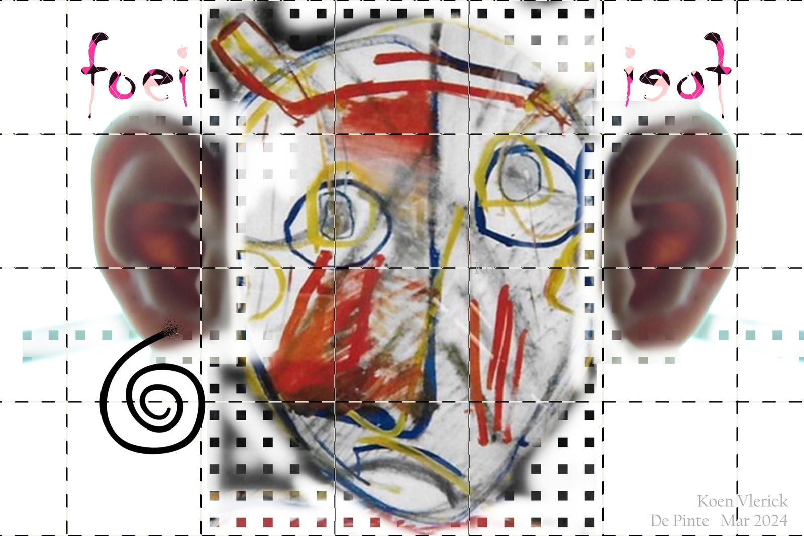 CRACKERS HEBBEN MIJN KUNSTWERK UIT 1986 2 OREN AANGENAAID