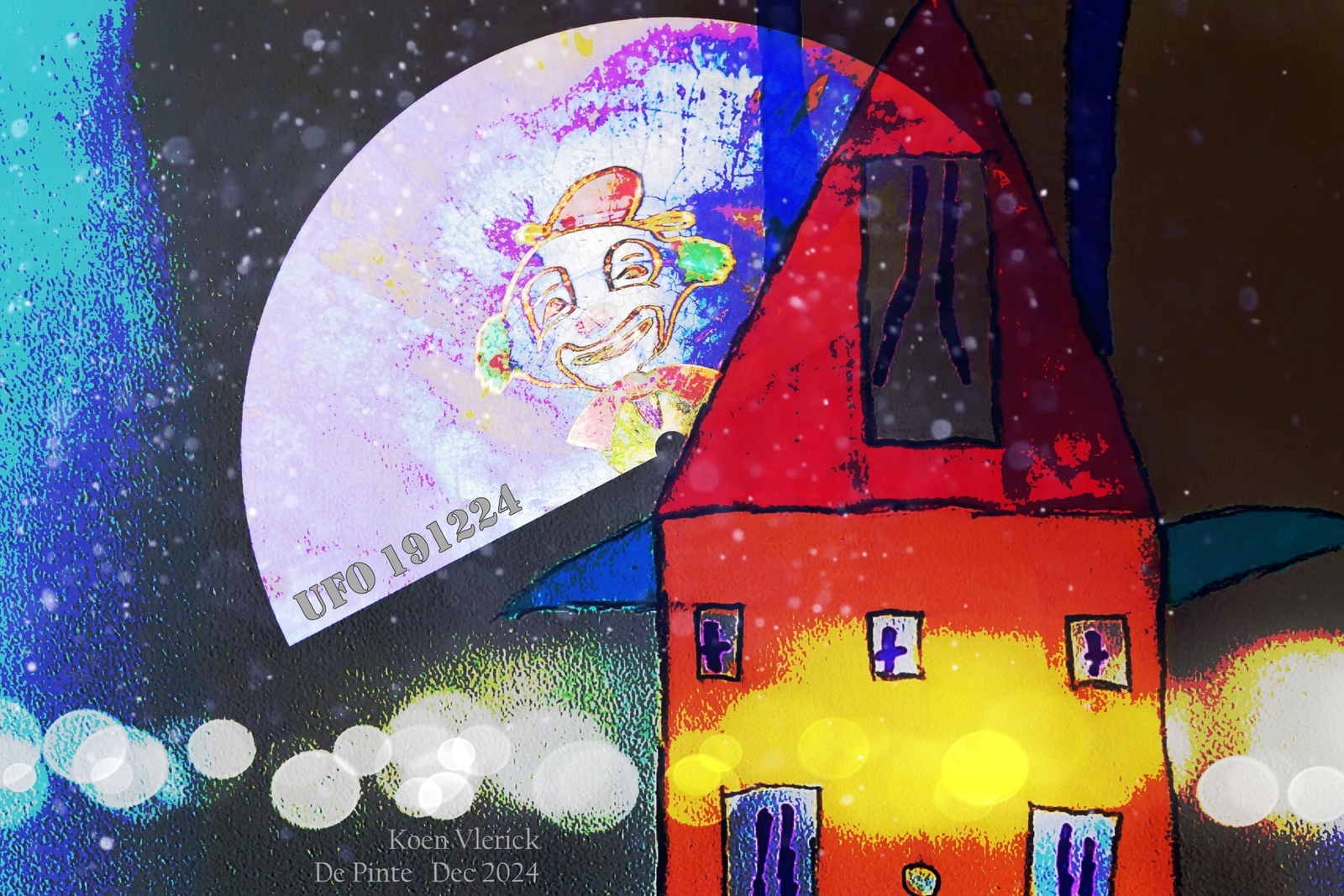 TAFEREEL MET UFO ABOVE THE RIVERS SCHELDE UND LEIE