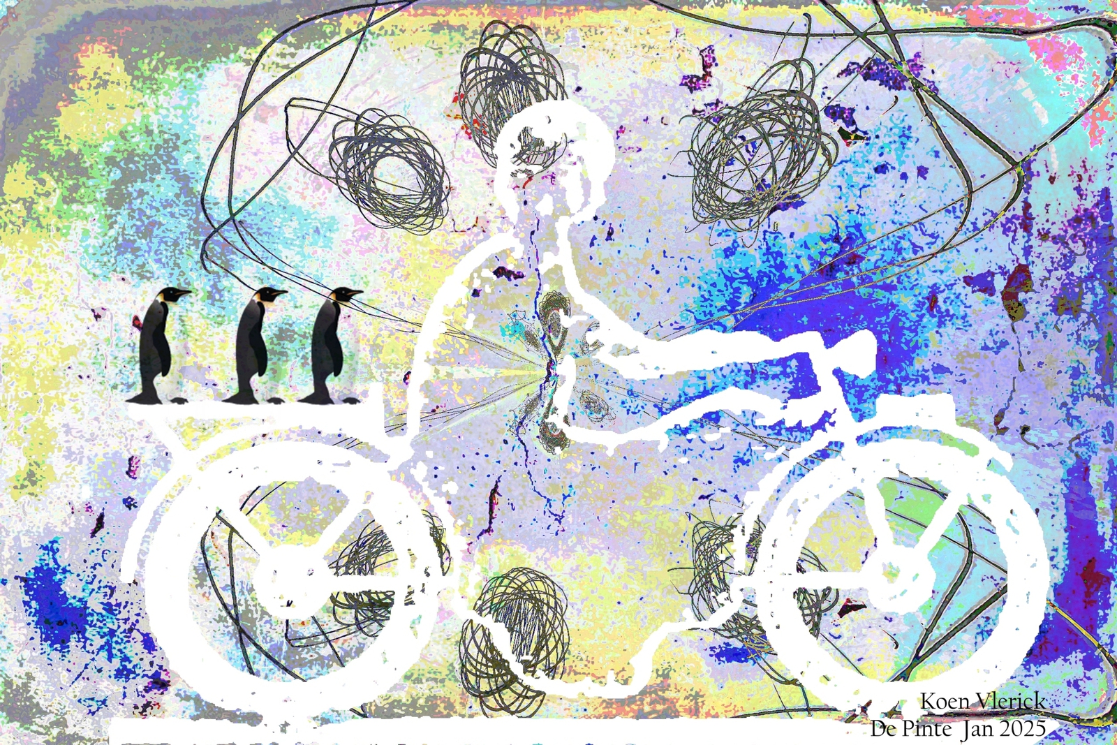 VOORZICHTIG MET DE BROMMER WANT HET LIGT GLAD