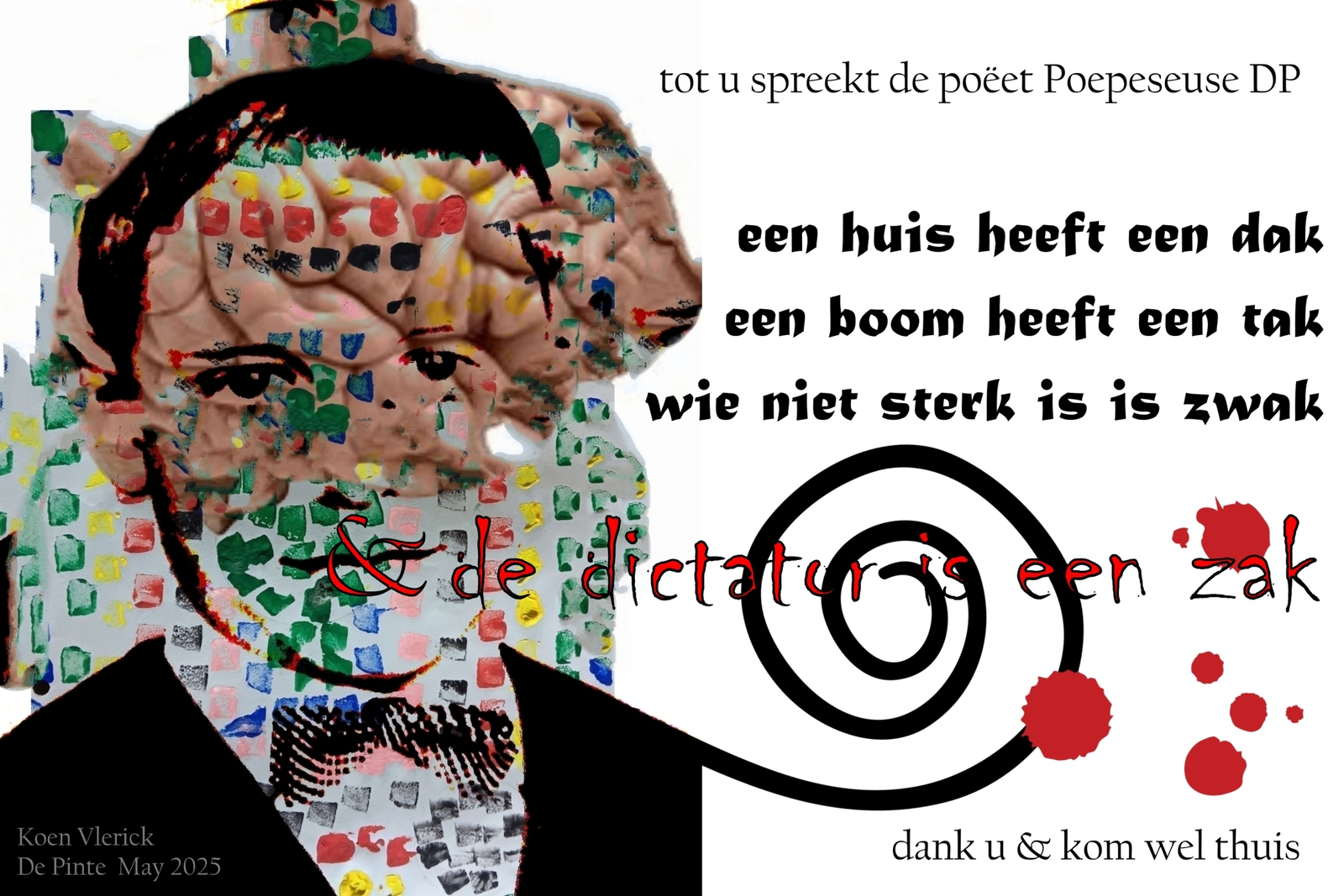 tot u spreekt de poëet Poepeseuse DP