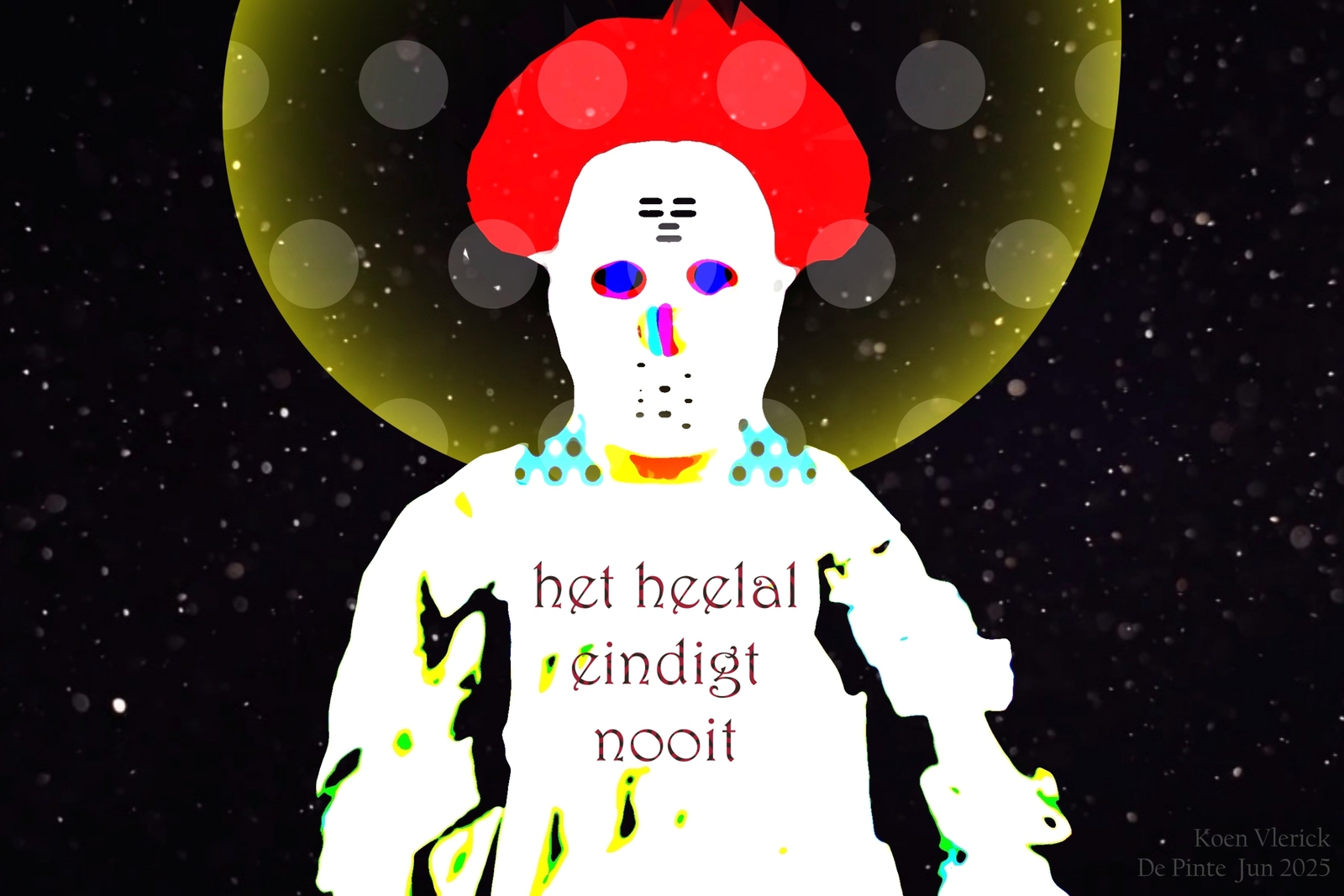het heelal eindigt nooit