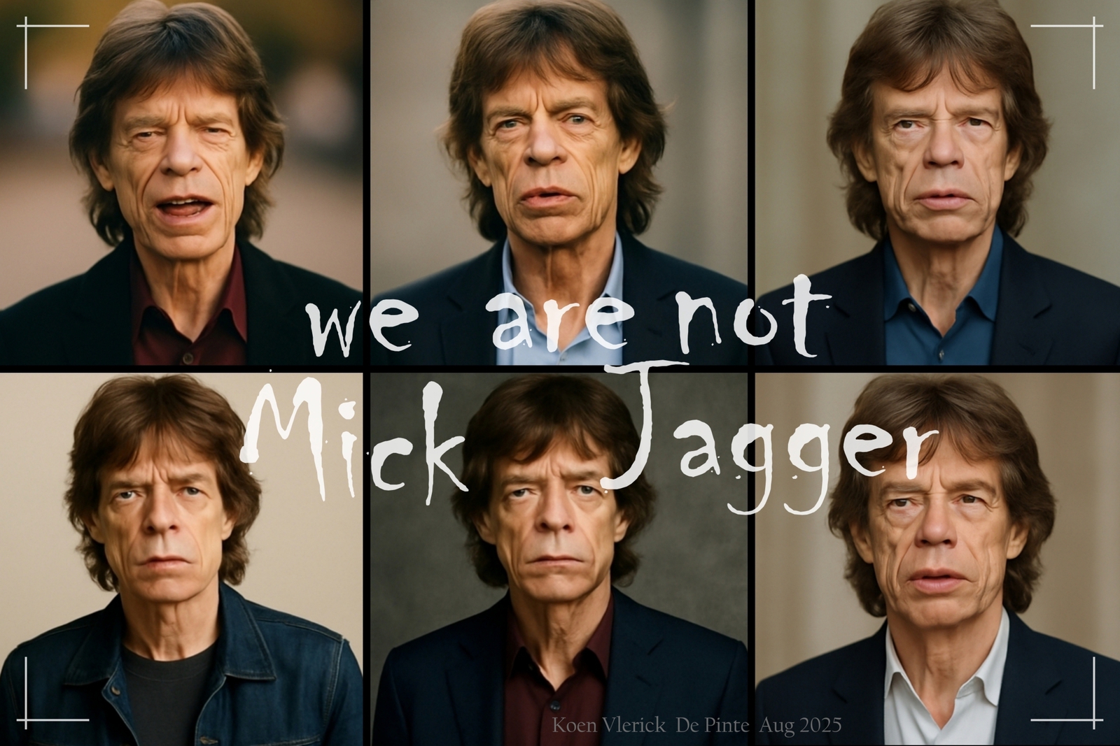 we are not Mick Jagger