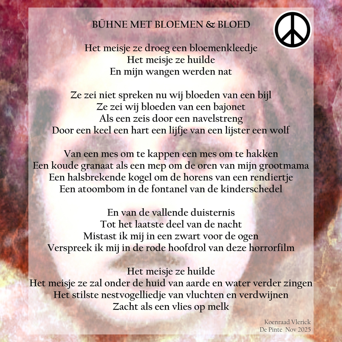 gedicht voor het meisje van de onschuld