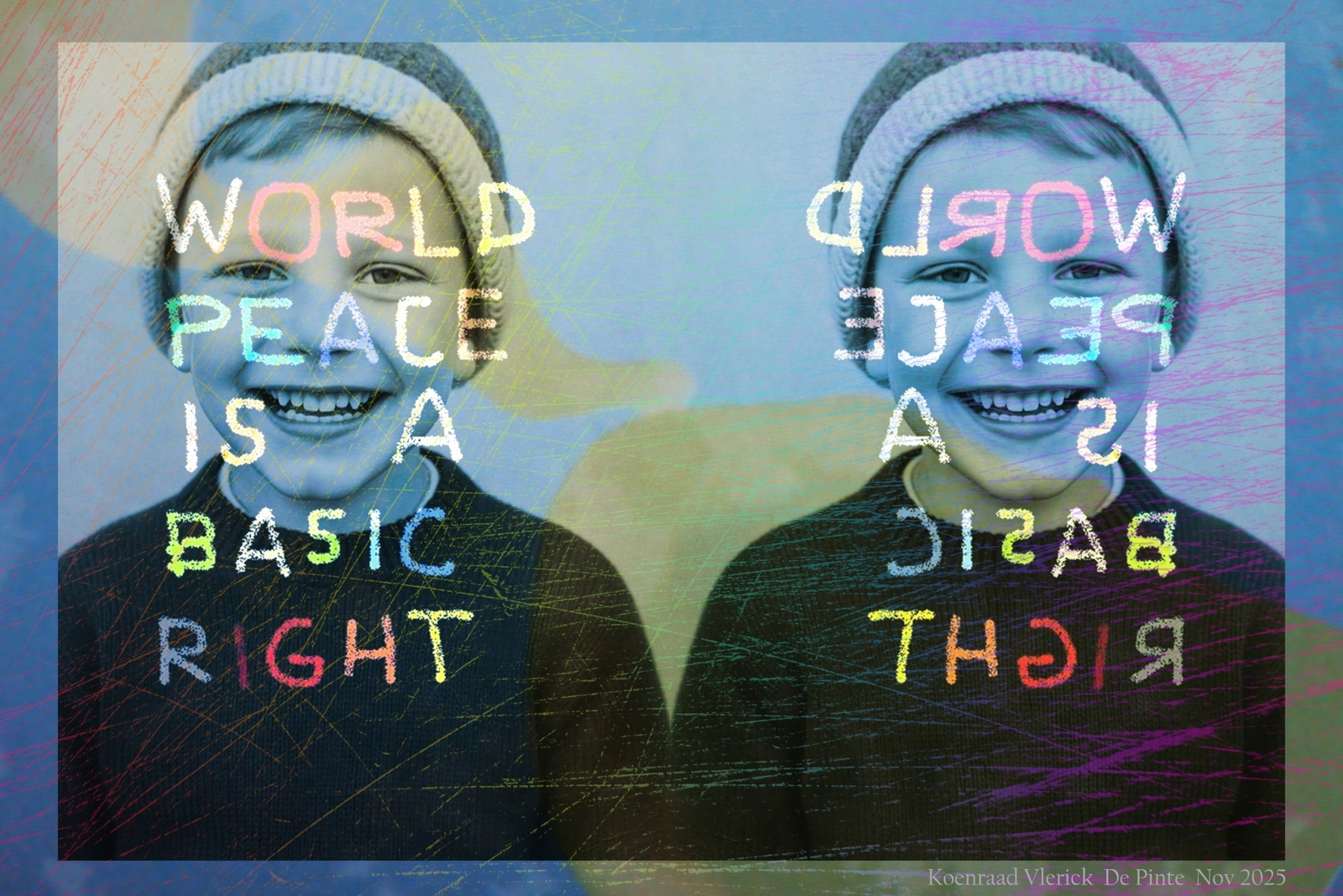 1 boy with 1 message