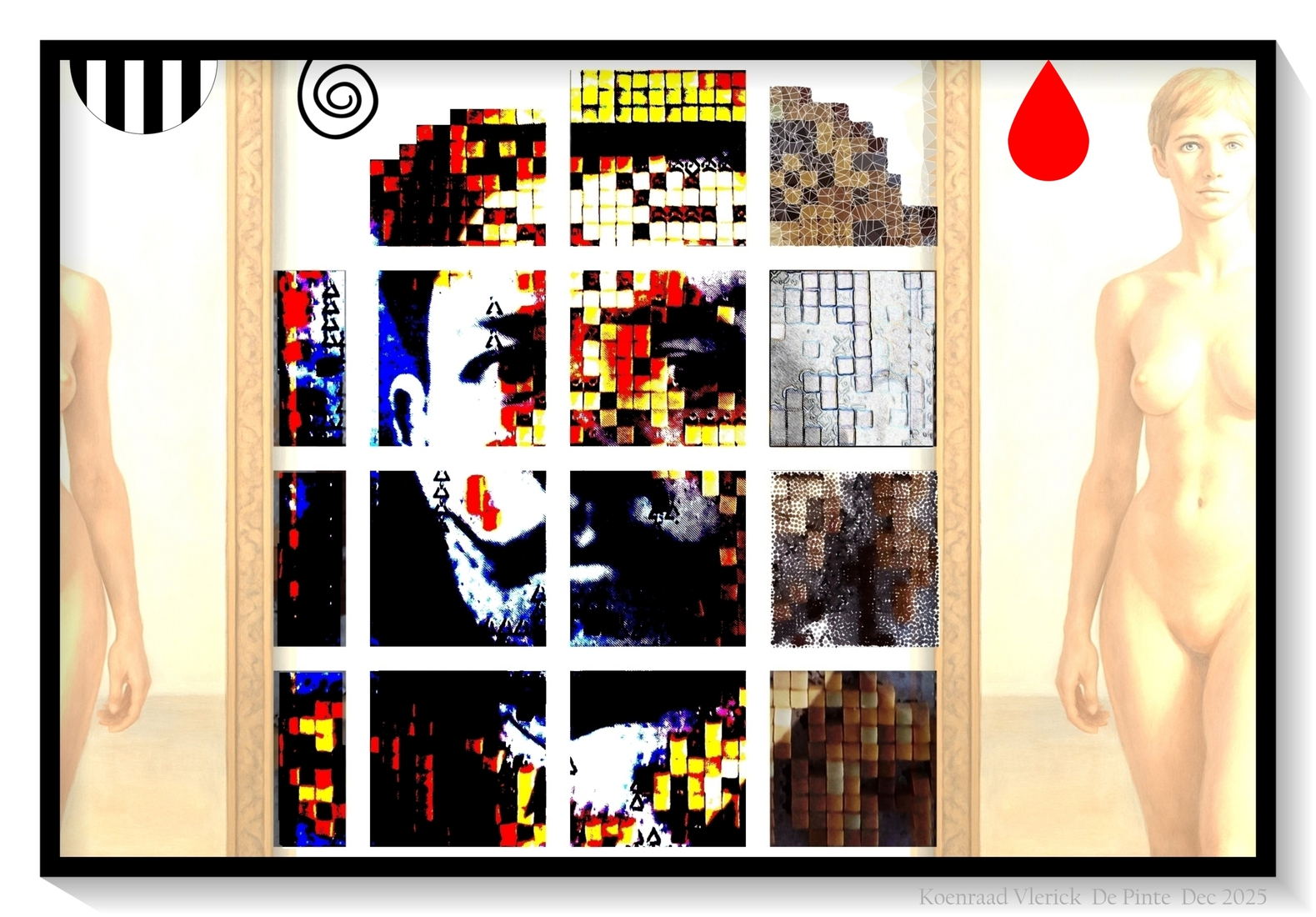 Dali Niet zat aan het venster & toen gebeurde dit