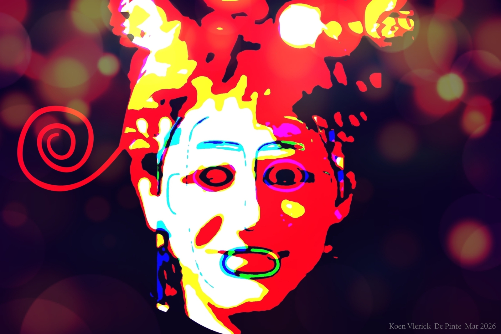 zelfportret te Zevergem Dorp (herken je mij)