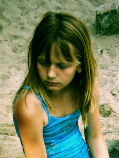 in the sand