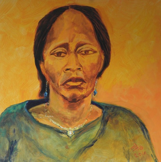 portret Afghaanse dame