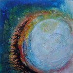 Enkele werken in acryl of mixed media. Intuïtieve zoektocht; structuur, abstractie en een beetje avontuur.