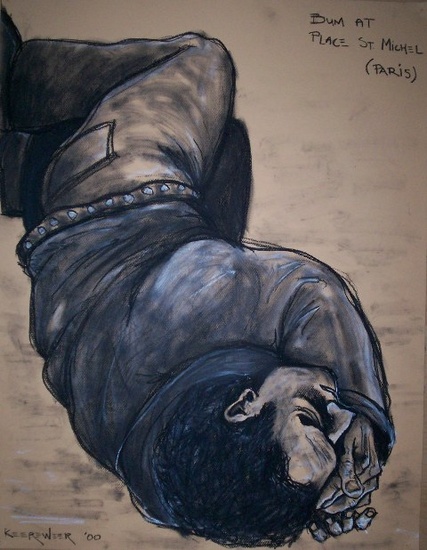 Bum at Place St. Michel