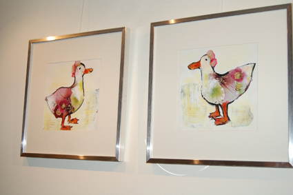 Happy Duck 2 en 3 met lijst