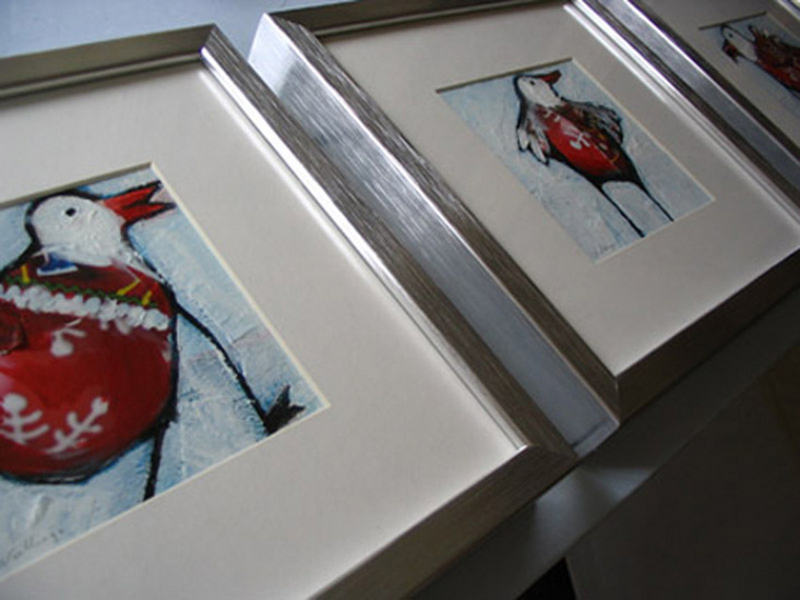 Happy birds serie 4 (x3)