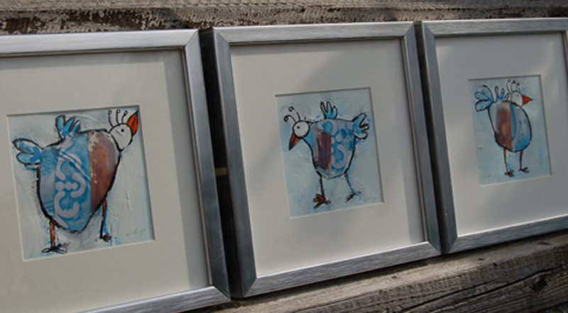 Happy birds serie 9 (x3)