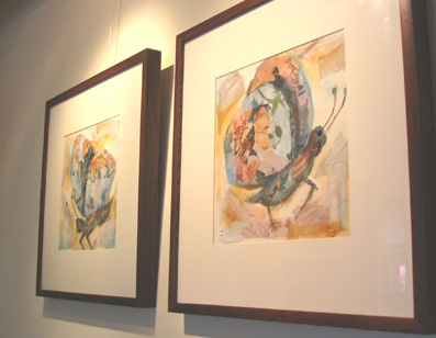 Vlinder collages met lijst