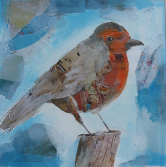 Collage Roodborstje 1