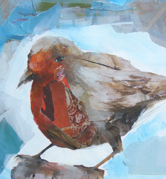 Collage Roodborstje 2