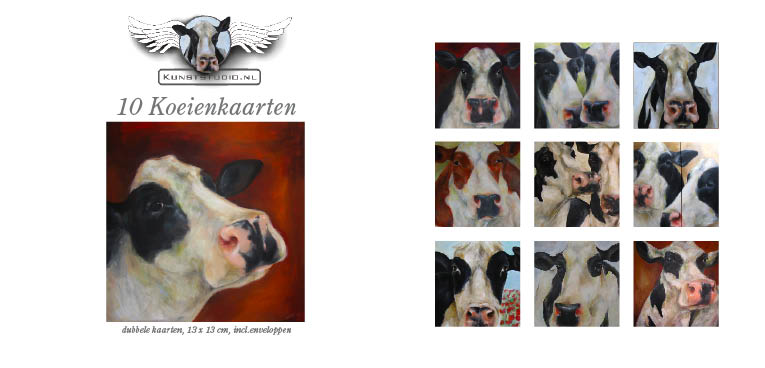 10 'Kunst Koeienkaarten'