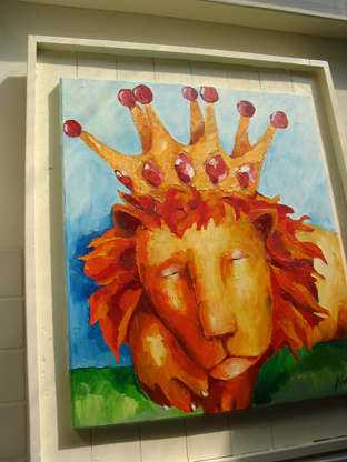 Leeuw met kroon