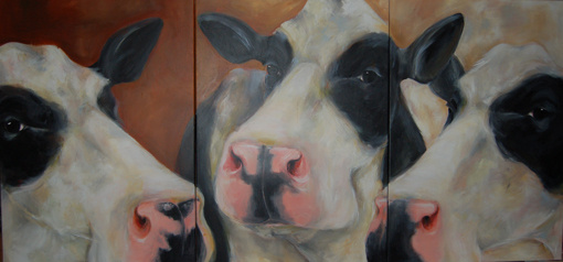 Drieluik 'Koeien'