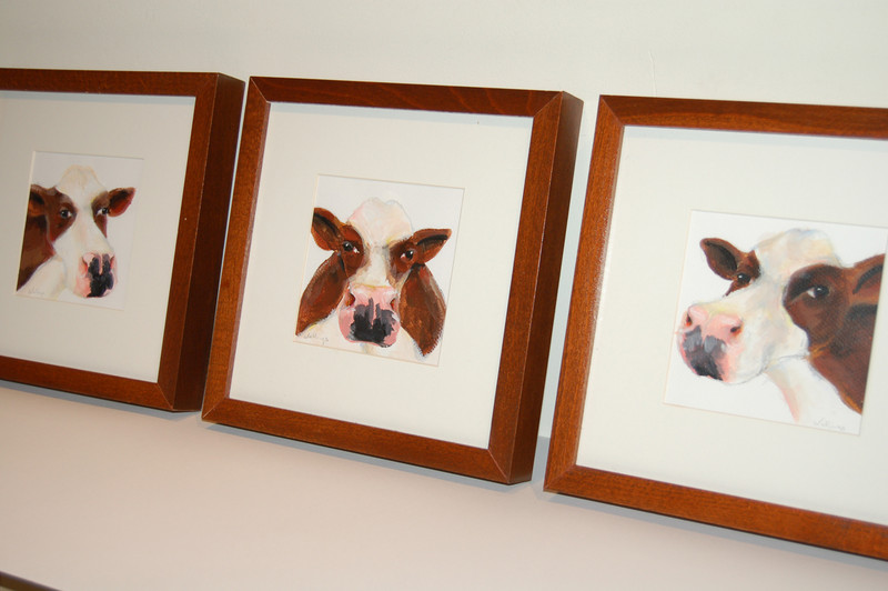 Koeien Neeltje met lijst