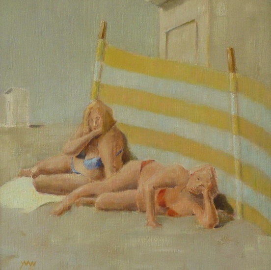 Dikke dames a/h strand 1