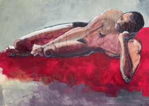 Modelschetsen van mannen.
Alle op nogal dun schetspapier, moet (door lijstenmaker) opgeplakt worden.

