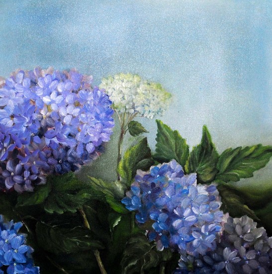 drieluik hortensia 3 van 3