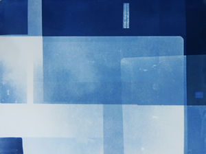 kleine stukjes hemel blauw