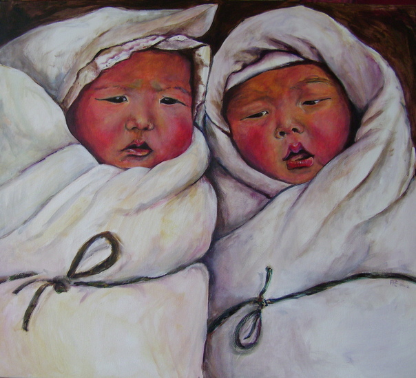 Babies uit Mongoliè