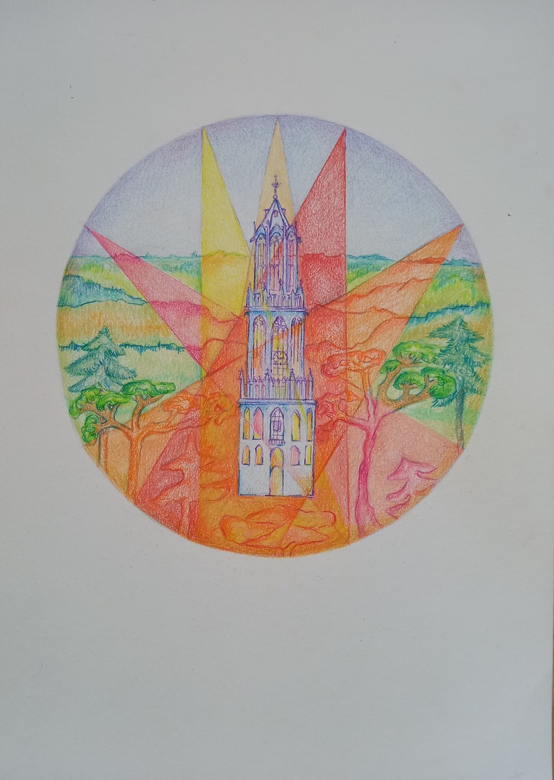 Utrechtse Dom. Mandala