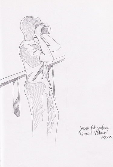 Jeroen fotografeert
