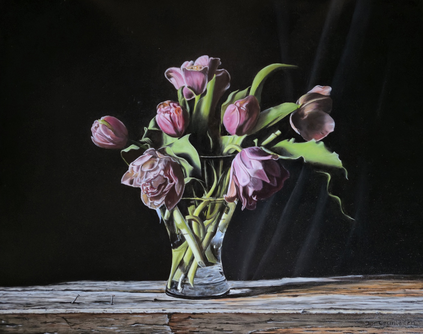 Vaas met Tulpen (La Belle Epoque)