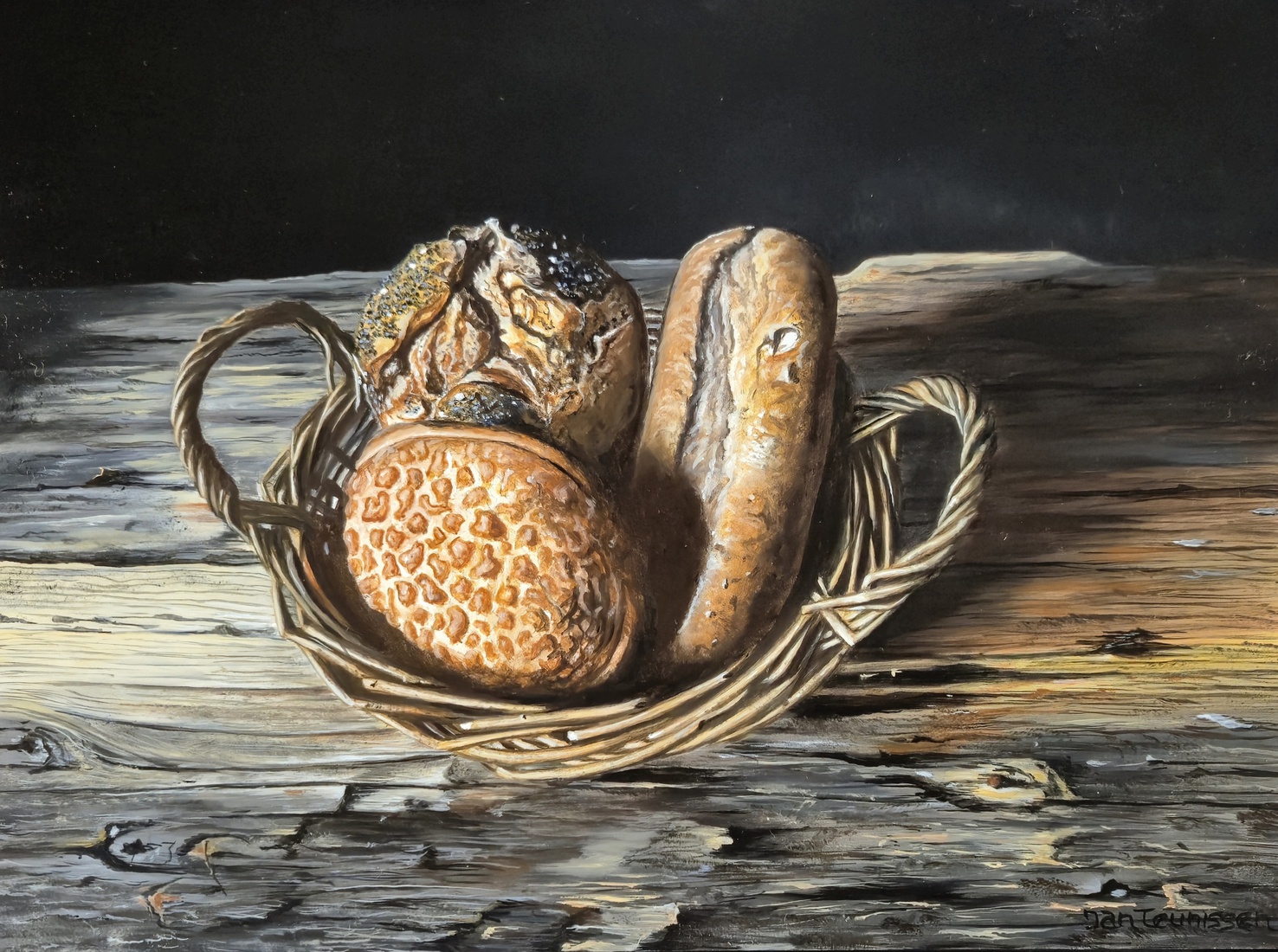 Mandje met broden