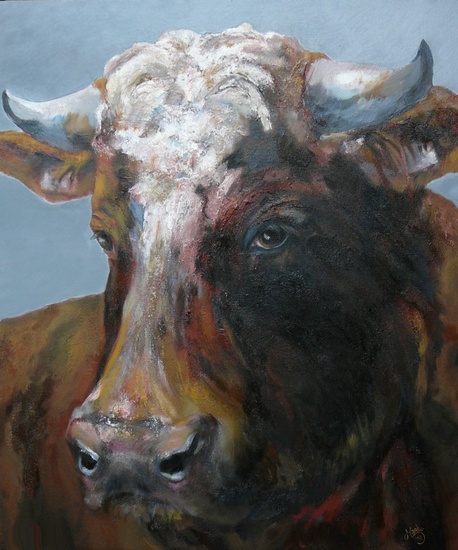 Brandrode stier