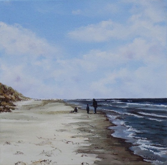 Strandwandeling koud