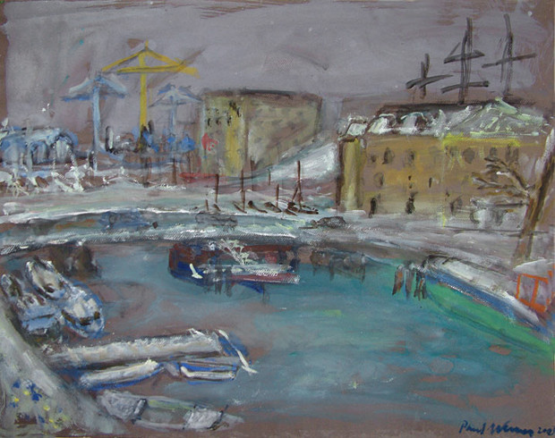 View on the waterfront Oosterdok, Amsterdam