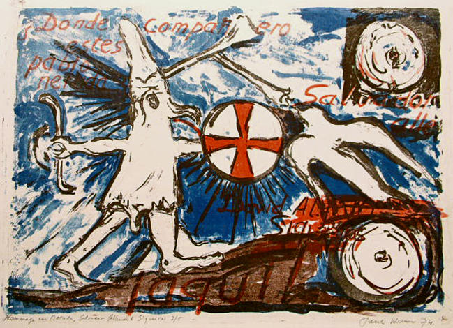 dedicated to Pablo Neruda, Salvador Allende en Siqueros