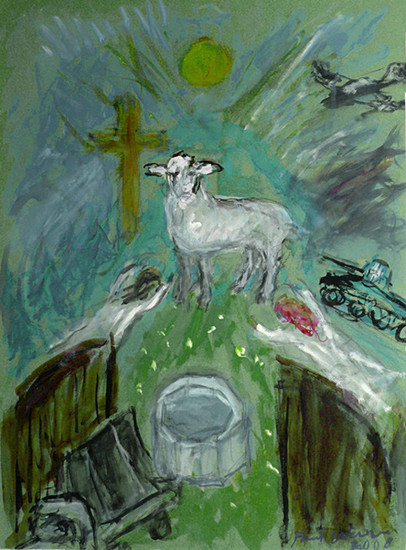 Lamb of God, after Jan van Eyck