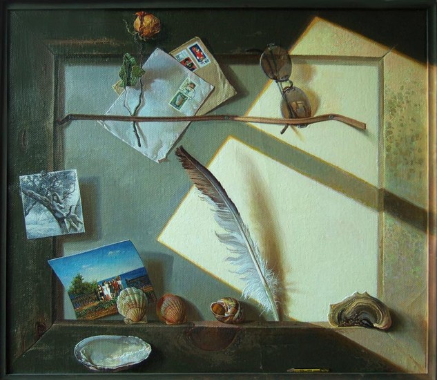 Stilleven met zonnebril