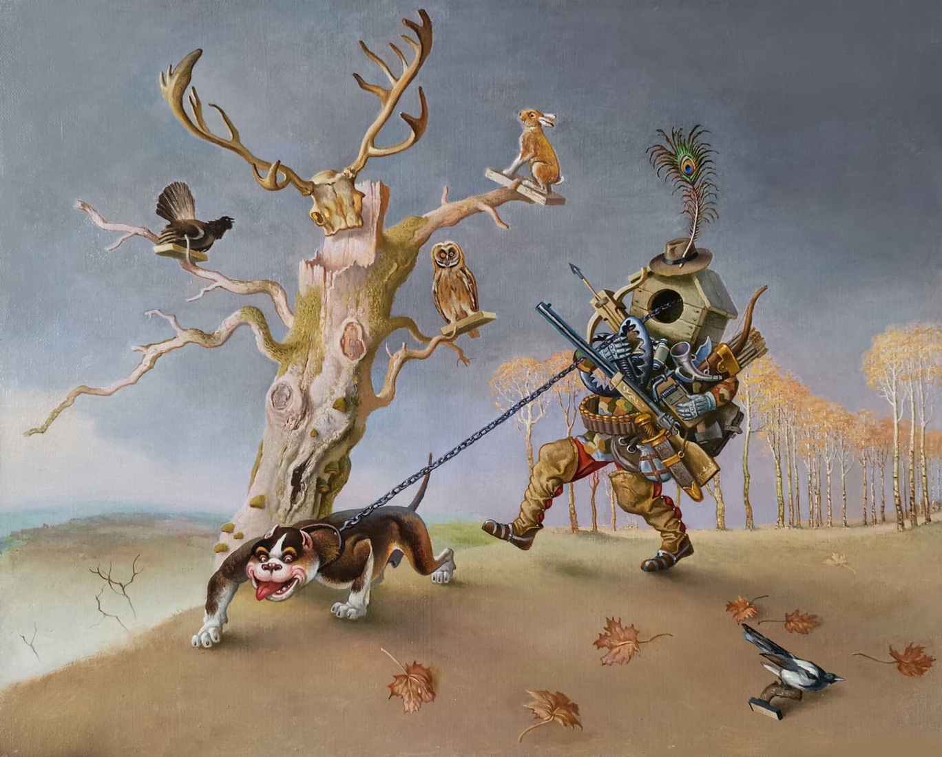  Landscape with a Hunter