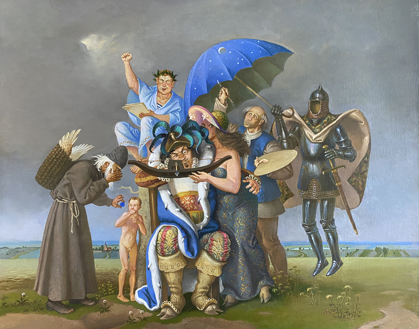 Landschap met figuren