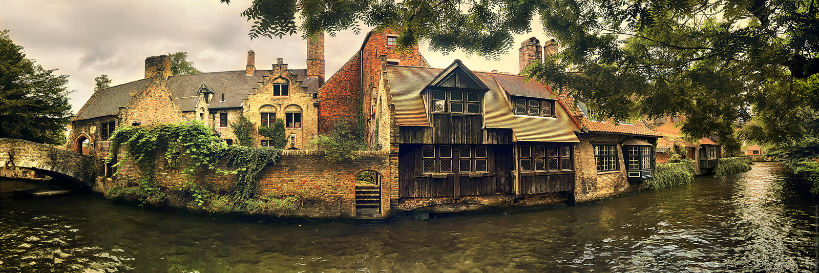 Bonifacius Bridge. Old Bruges. Belgium