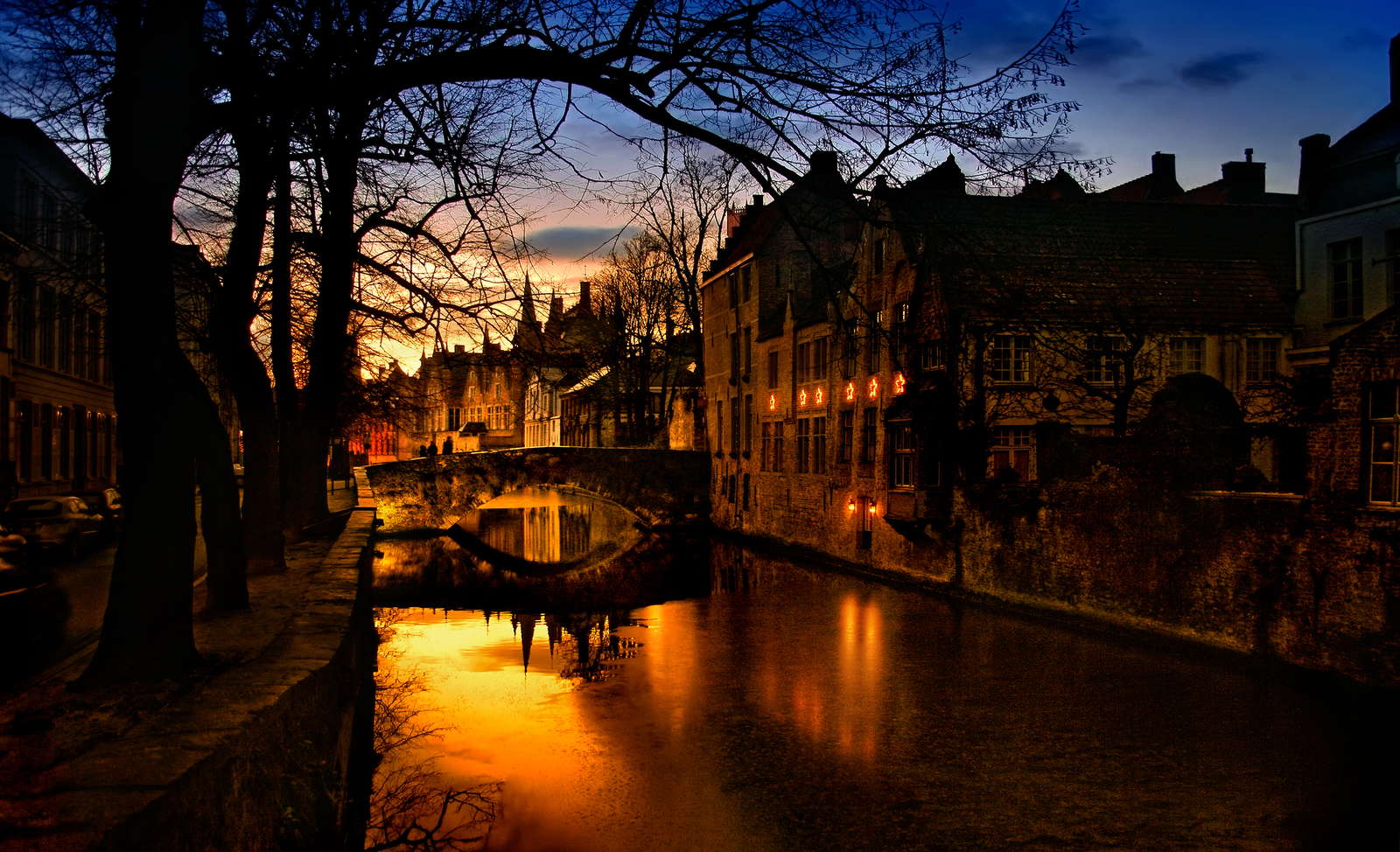 Late Evening in Bruges