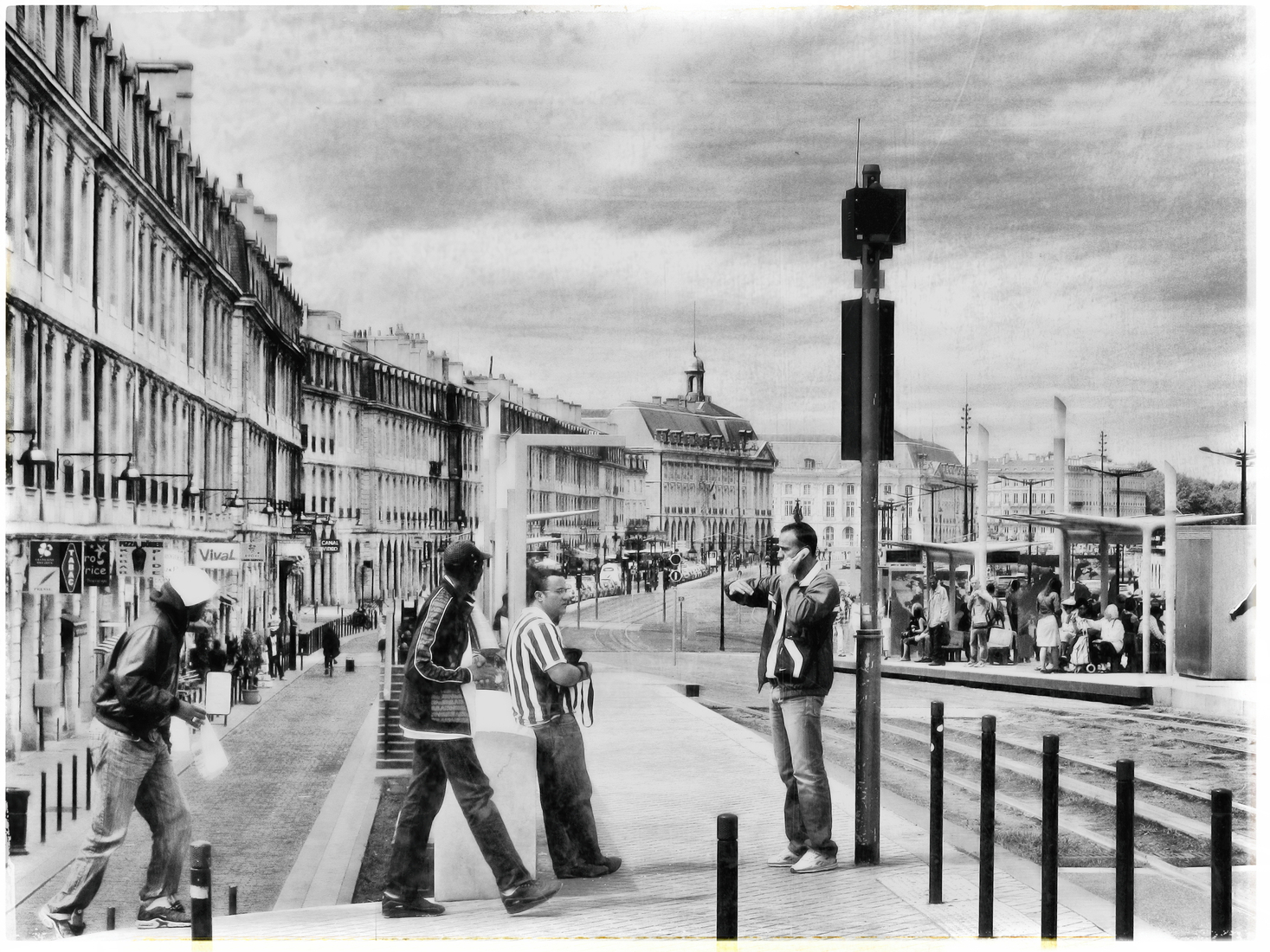 20 BORDEAUX, FRANCE. In Black and White!