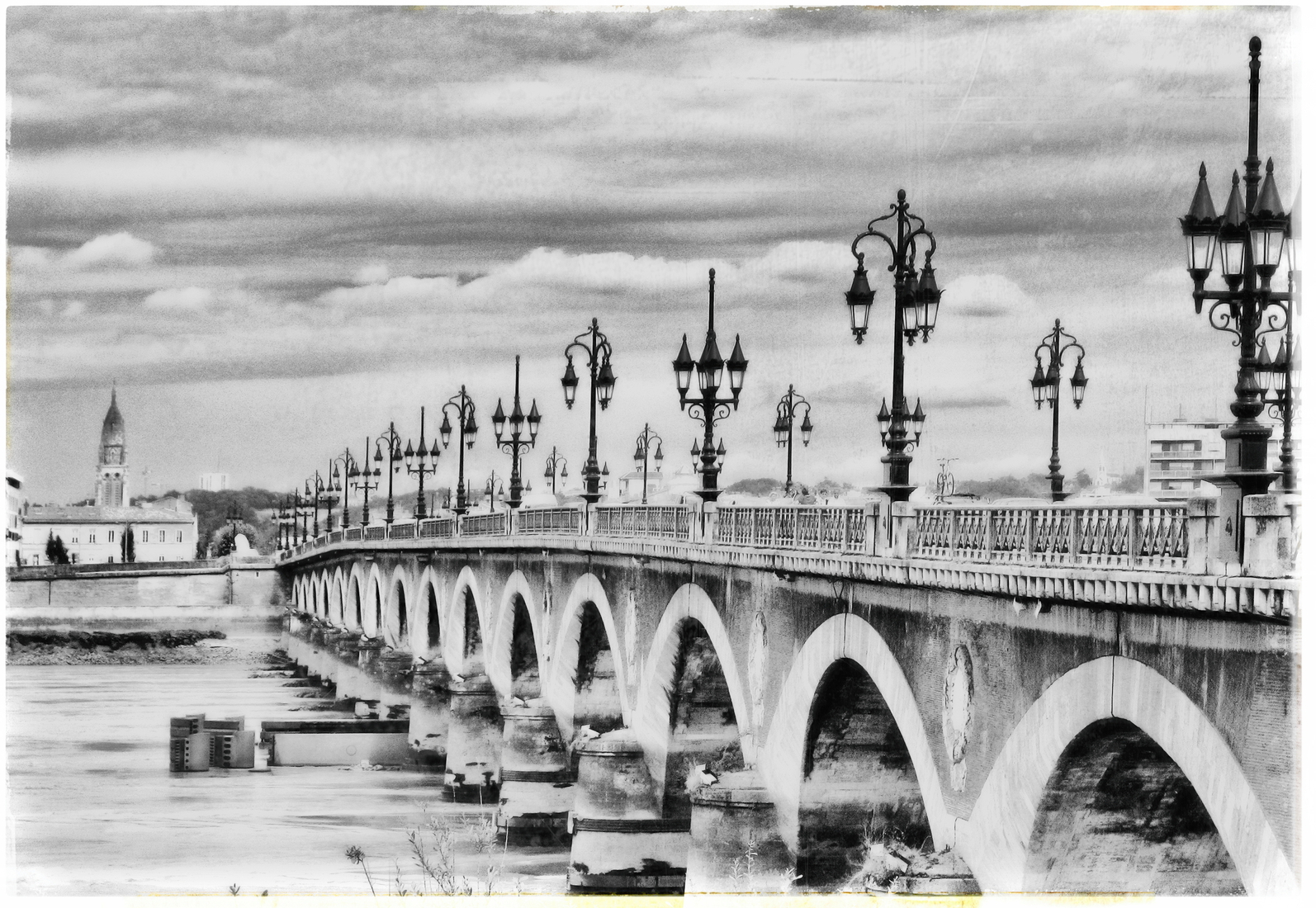 22 BORDEAUX, FRANCE. In Black and White!