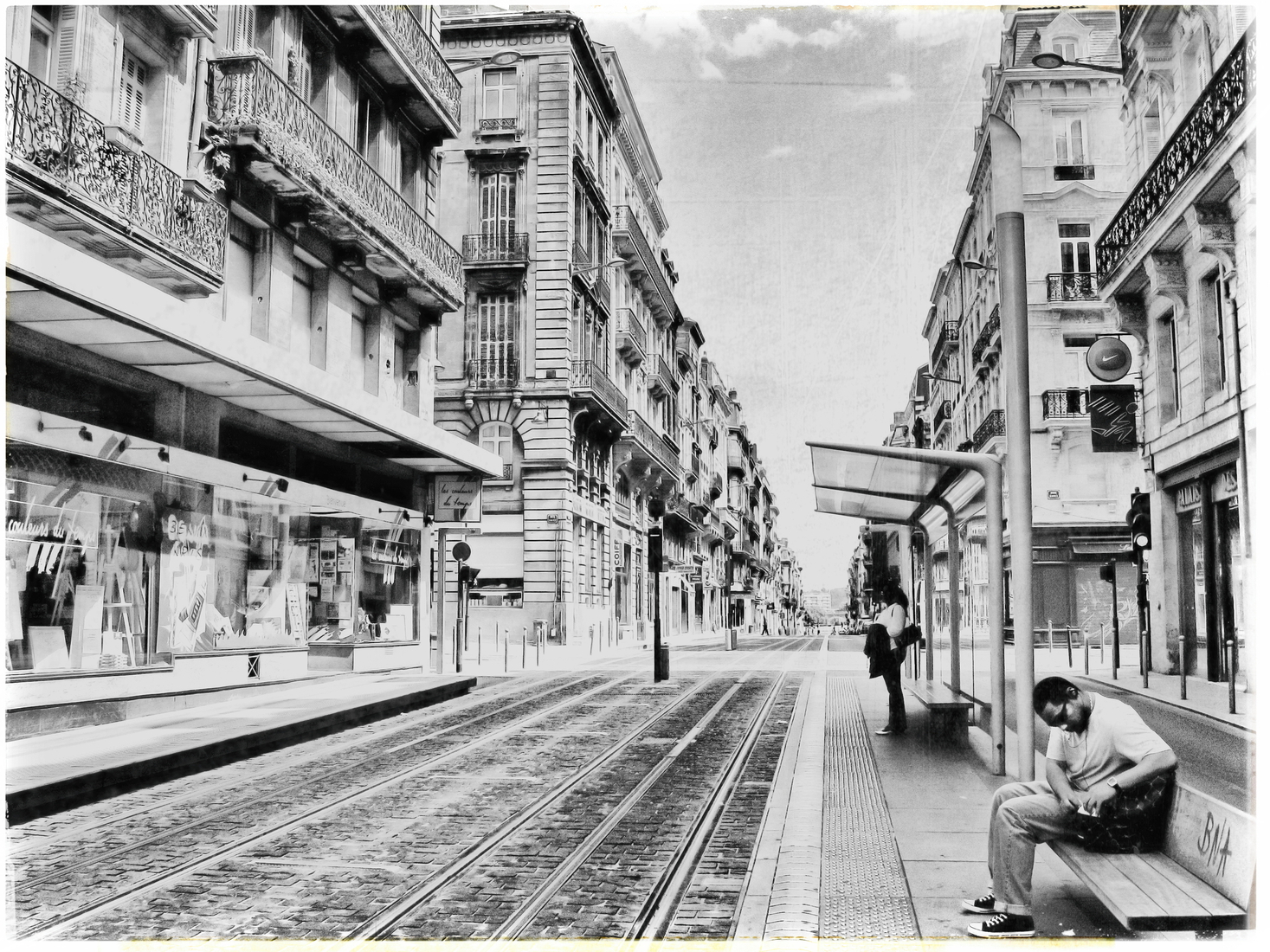 40 BORDEAUX, FRANCE. In Black and White!