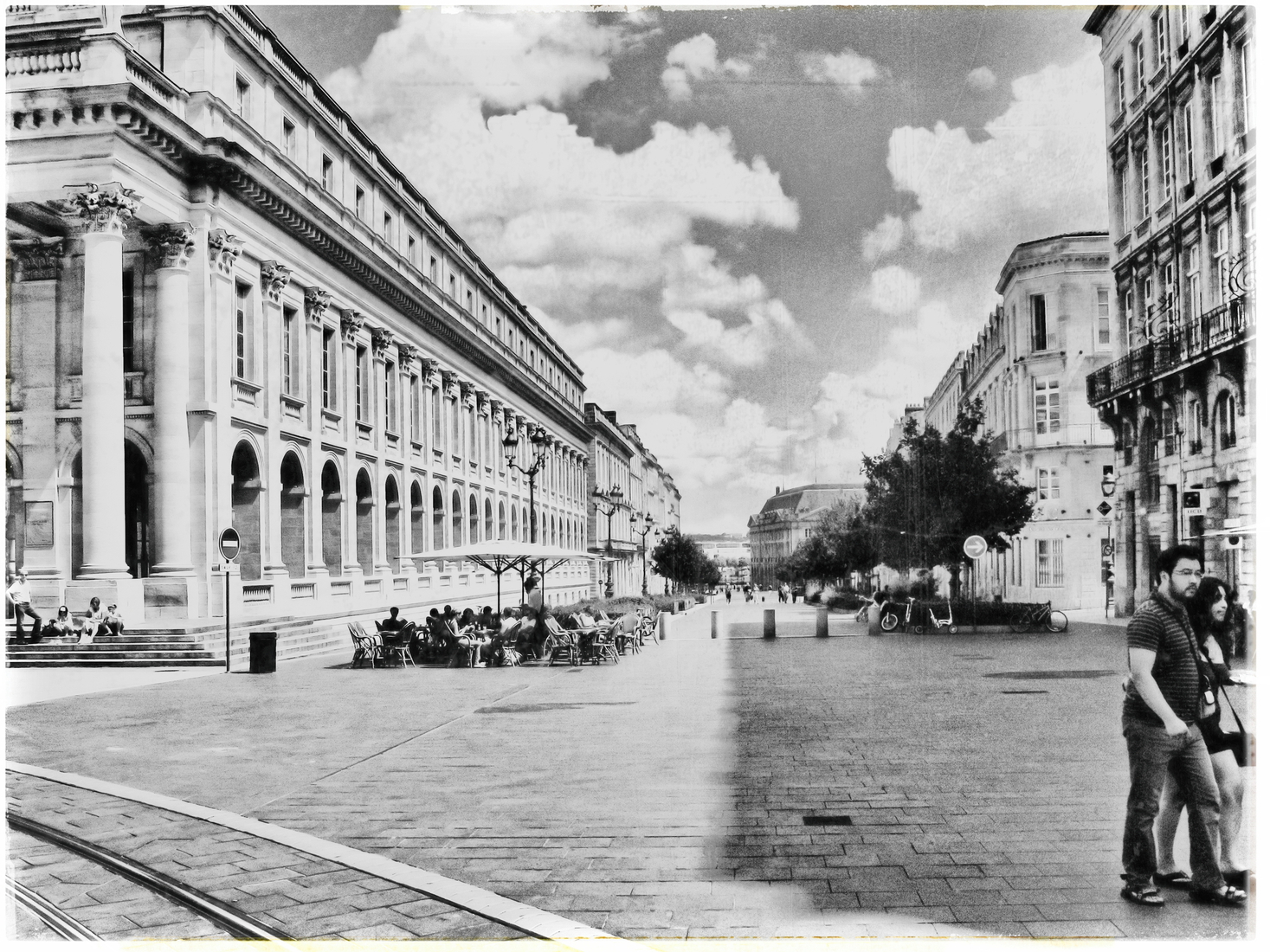 50 BORDEAUX, FRANCE. In Black and White