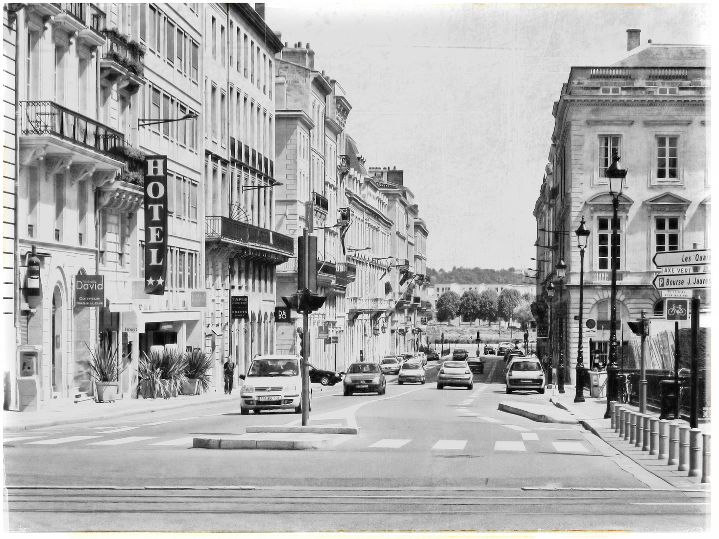 55 BORDEAUX, FRANCE. In Black and White