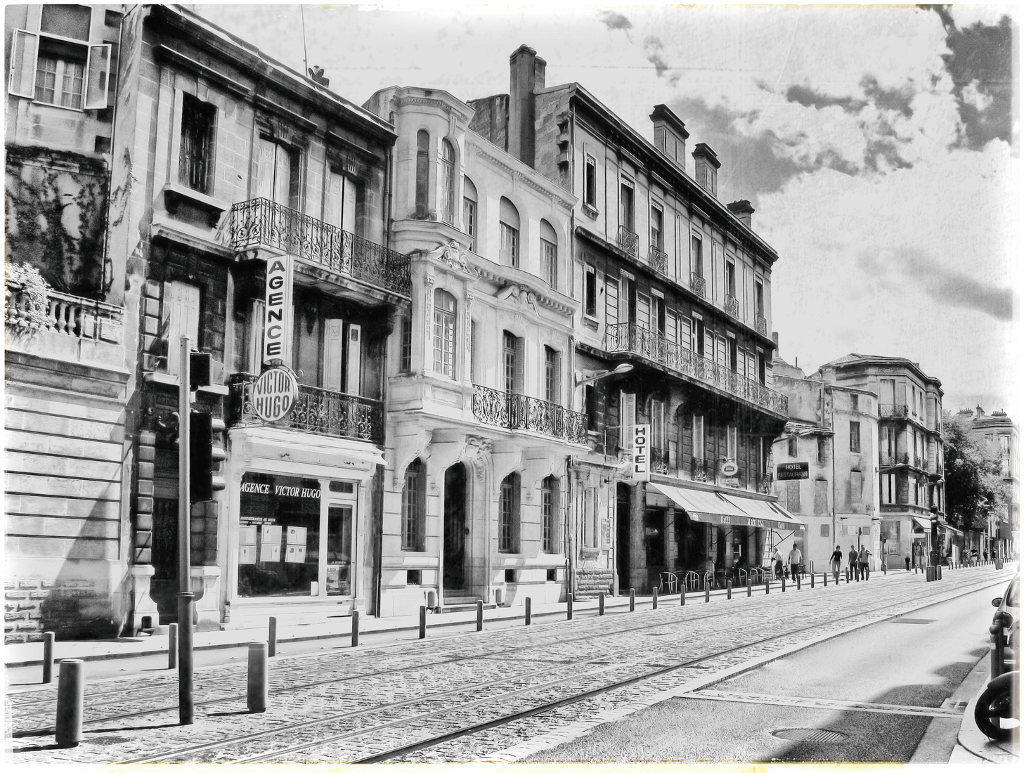 68 BORDEAUX, FRANCE. In Black and White