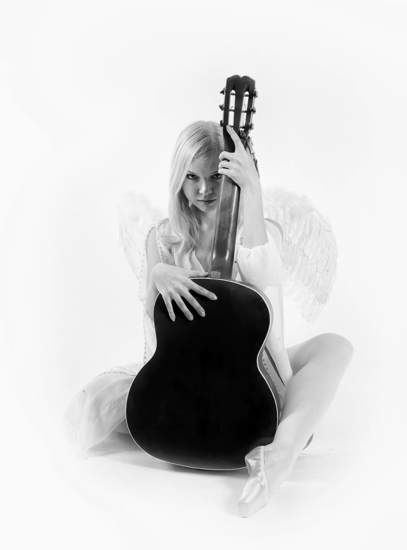 Girl with guitar